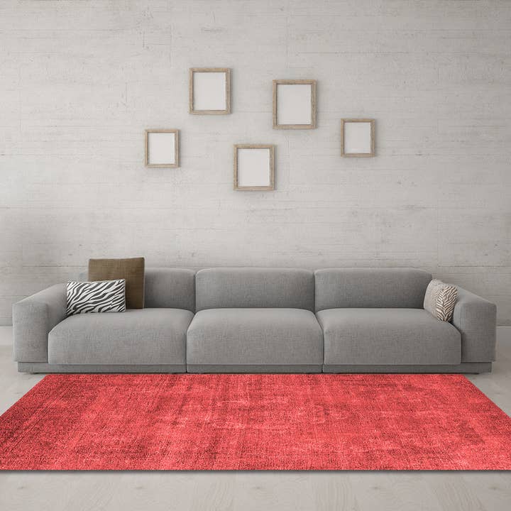 Machine Washable Oriental Red Industrial Area Rugs for wholesale by Ahgly