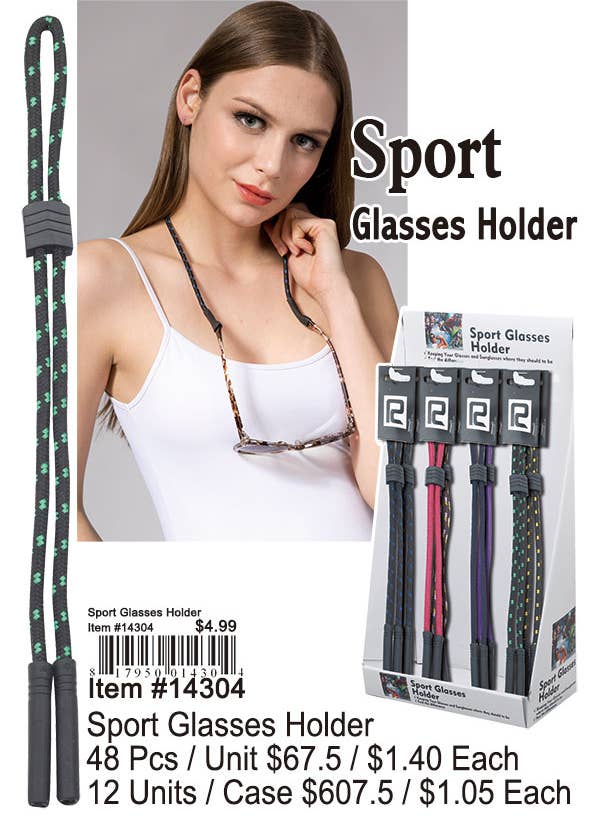 Sport Glasses Holder for wholesale by Puka Creations