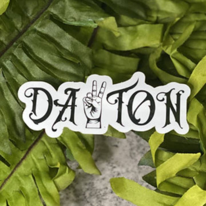 Dayton Peace vinyl klistermärke 5-Pack för wholesale av Beautiful Mind Design