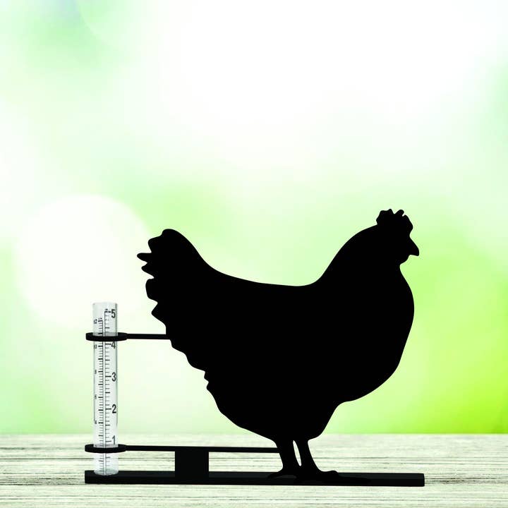 Steel Grace - Wholesale Outdoor Ornament/Decor - Chicken Rain Gauge
