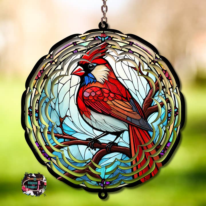 Cardinal Wind Spinner per la vendita all'ingrosso da parte di Rockin K and Double J