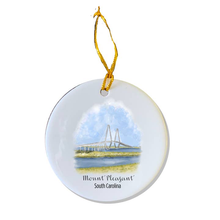 Mount Pleasant, SC Ornament for wholesale by Dodeline Design