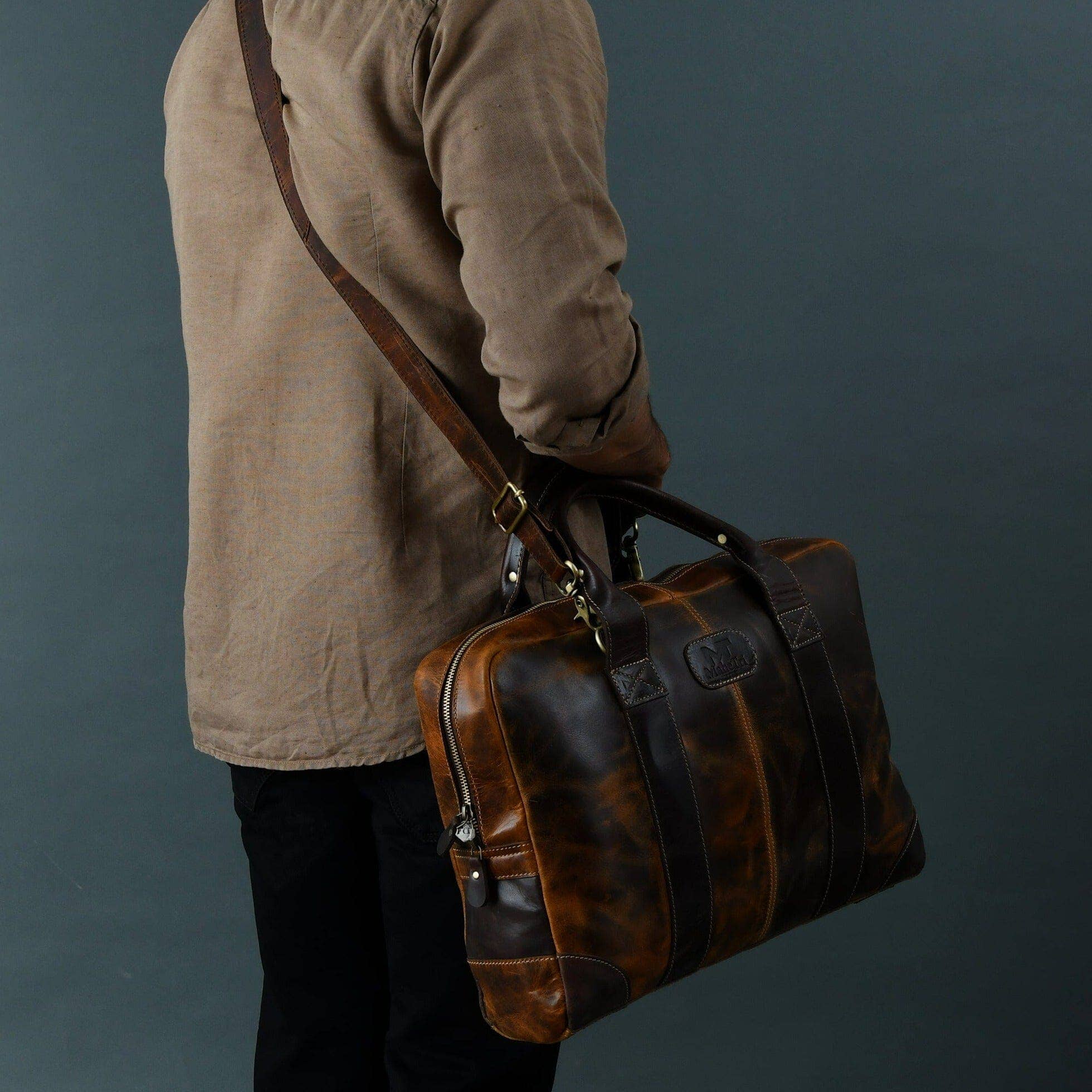Classy Leather Bags – wholesale Briefcase – Unisex – Brown Jefferson Briefcase3