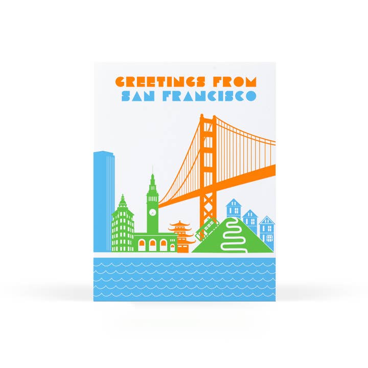 Sweet Bippy Press - Wholesale Everyday Greeting Card - San Francisco City Greeting Card