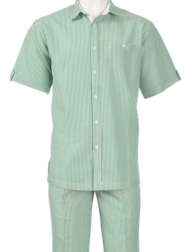 Grüner Wanderanzug für Herren — Freizeitanzüge für Herren für den Großhandel von Alberto Nardoni