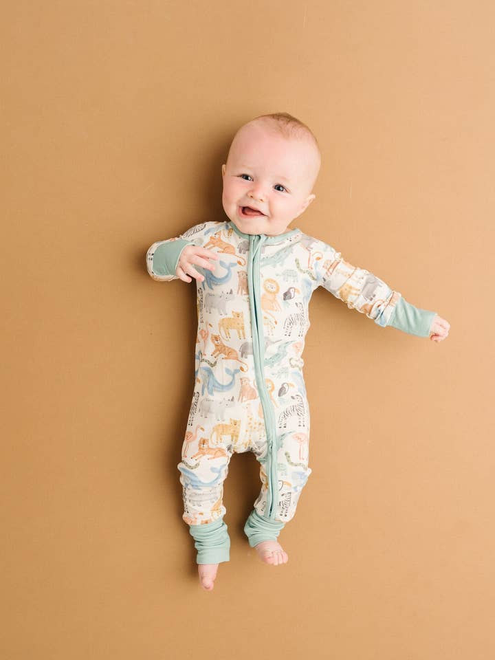 Little One Shop - Wholesale Sleepsuit - Baby - Wild Wonders Bamboo Sleeper7
