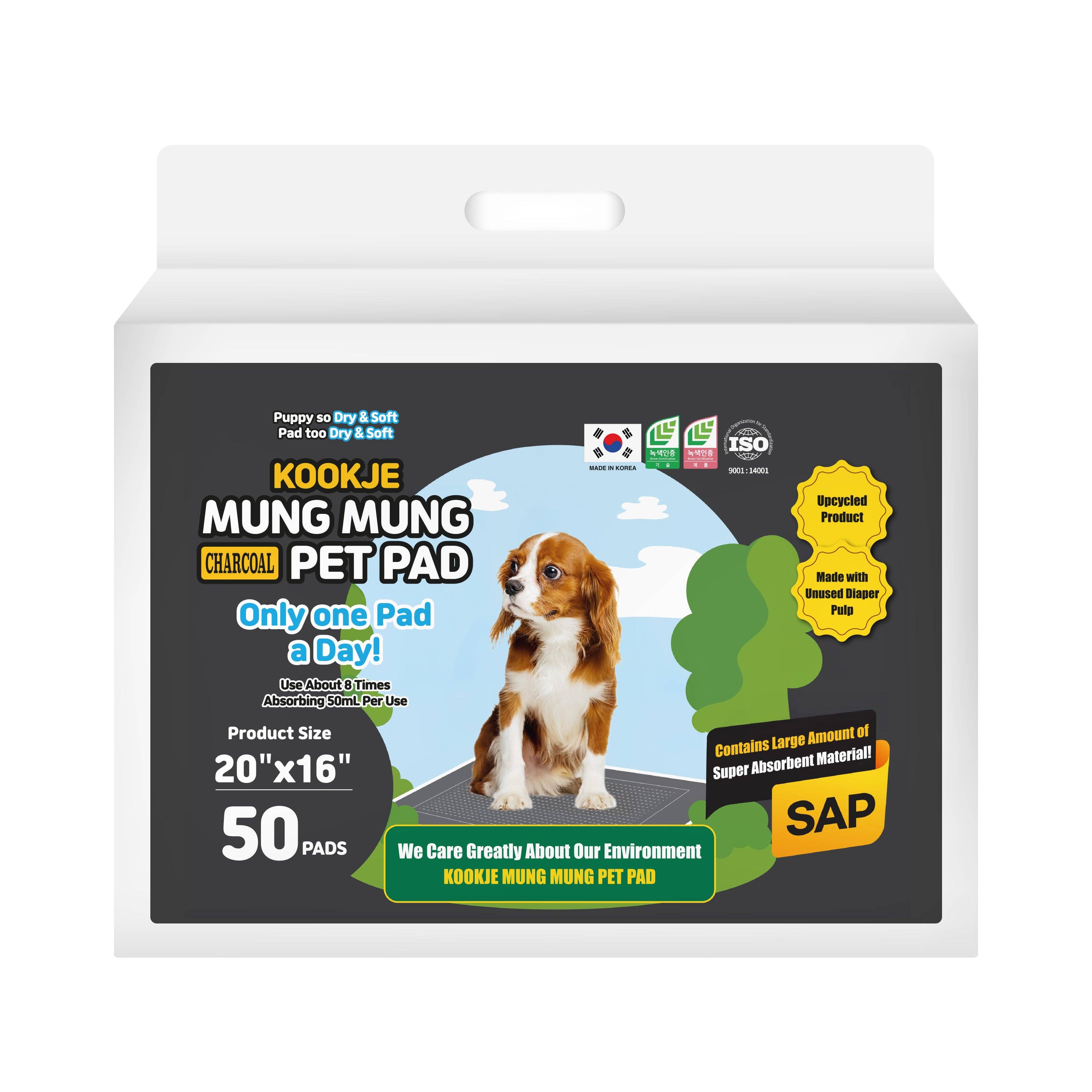 Kproduct4u - Vendita all'ingrosso Tappetino assorbente - Cani - Assorbenti per cani 'KOOKJE Mung Mung Pad' (4 tipi)0