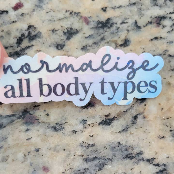 Normaliser alle kropstyper klistermærke, vandtæt klistermærke for engroshandel hos Dashmonograms