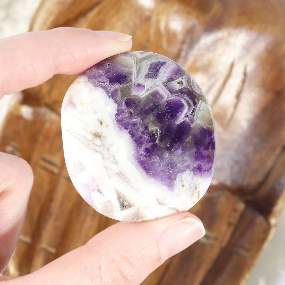 Natures Artifacts Inc - Venta al por mayor Piedras/cristales espirituales - Piedras de palma de cristal amatista14