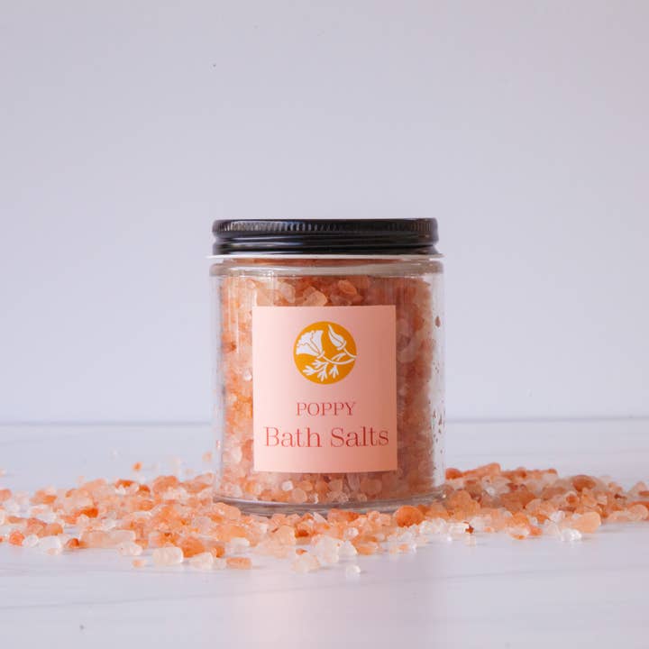 Poppy Bath Salts for wholesale by Santa Barbara Company