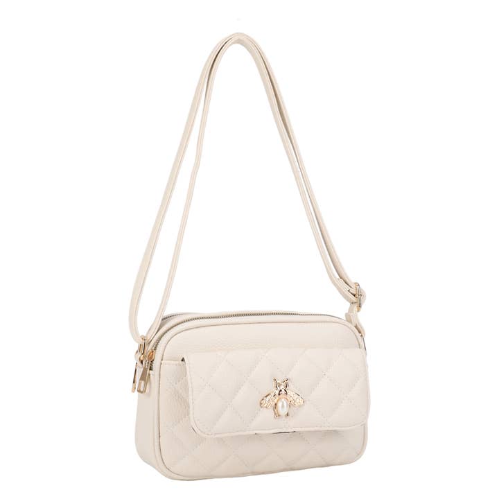 MELISSA CROSSBODY WITH QUILTED DETAIL for wholesale by KAYLA+AVA