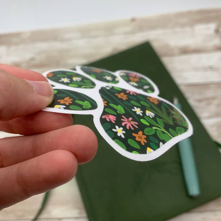 Samantha Hall Designs – wholesale Sticker – Paw Print Sticker2