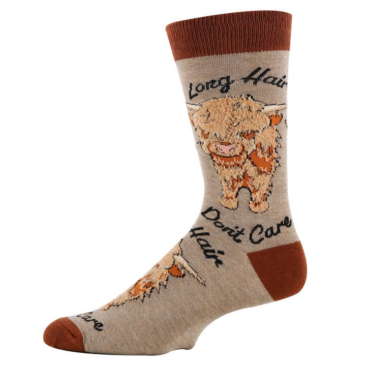 Oooh Yeah/Sock It Up/Oooh Geez Slippers - Wholesale Socks – Men's - Hair Don't Care | Men's Funny Cotton Crew Socks