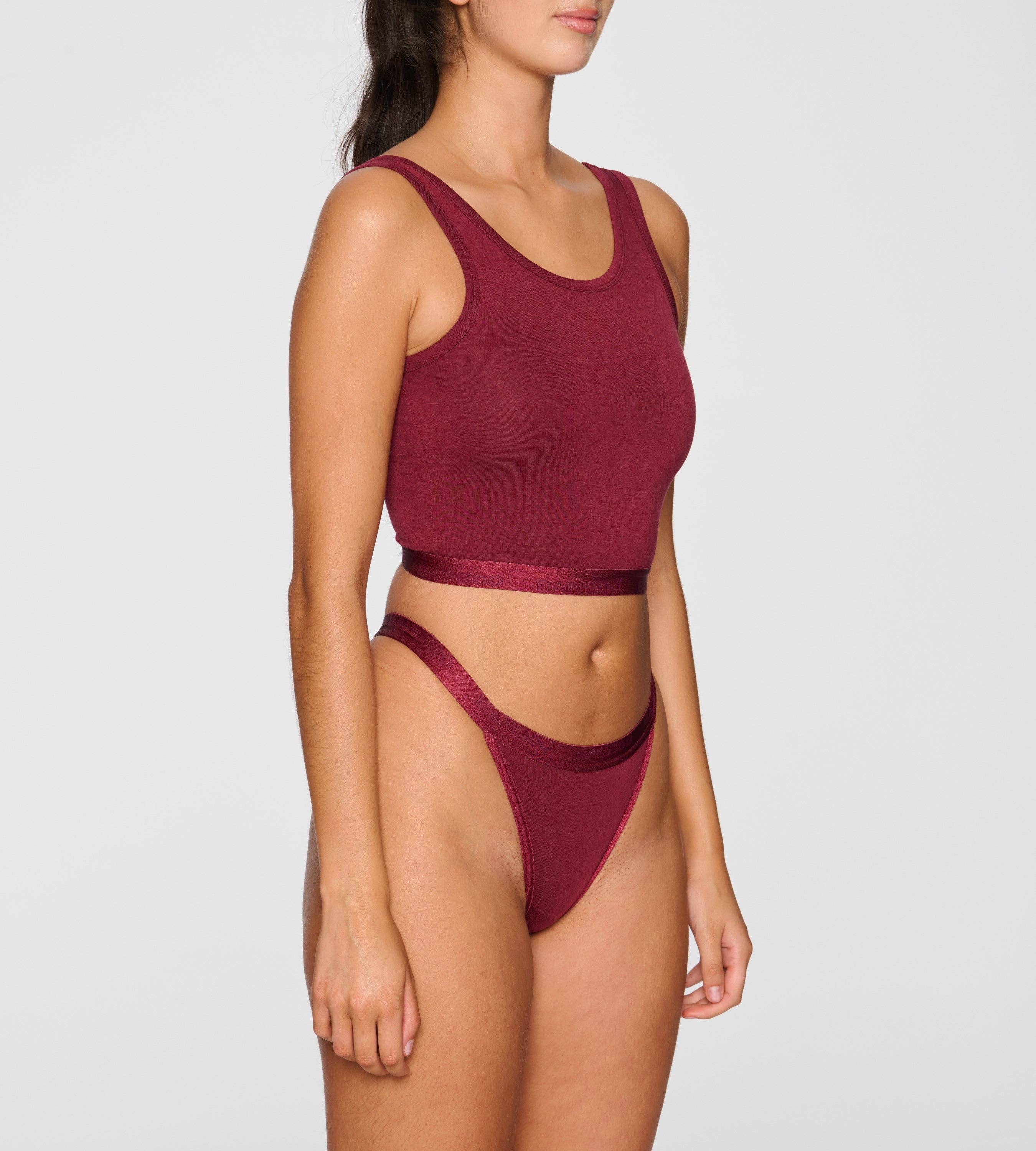 Bamboo Underwear – wholesale Underwear – Women's – String high échancré tonique16