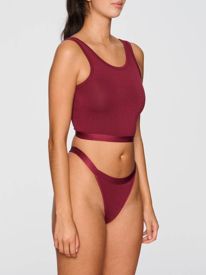 Bamboo Underwear – wholesale Underwear – Women's – String high échancré tonique16