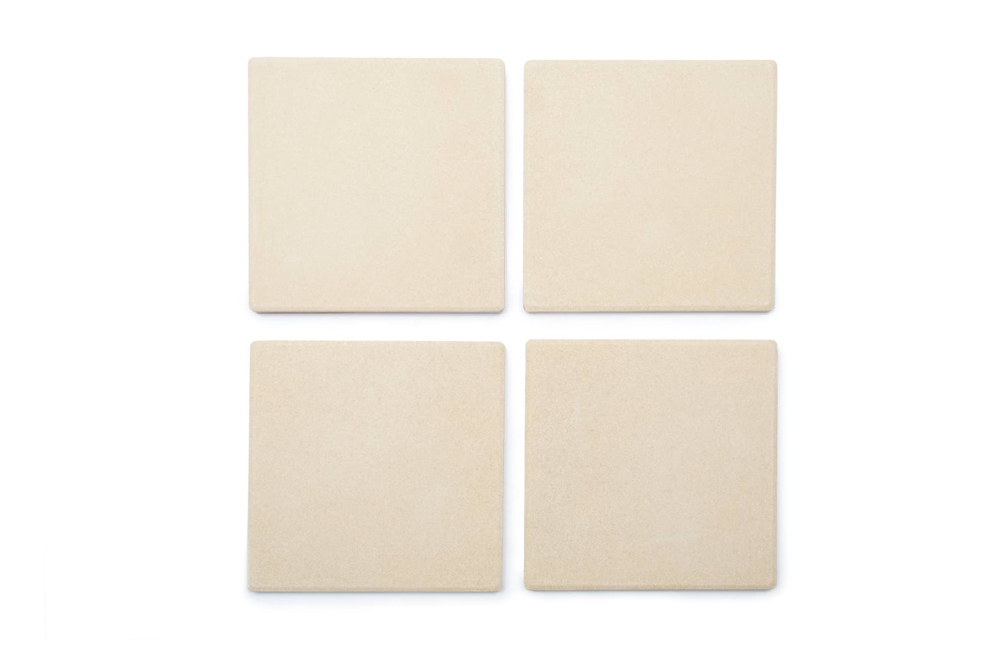 Fox Run Brands - Wholesale Pizza Board - Outset Pizza Grill Stone Tiles, Set of 4, 7.5" x 7.5"5