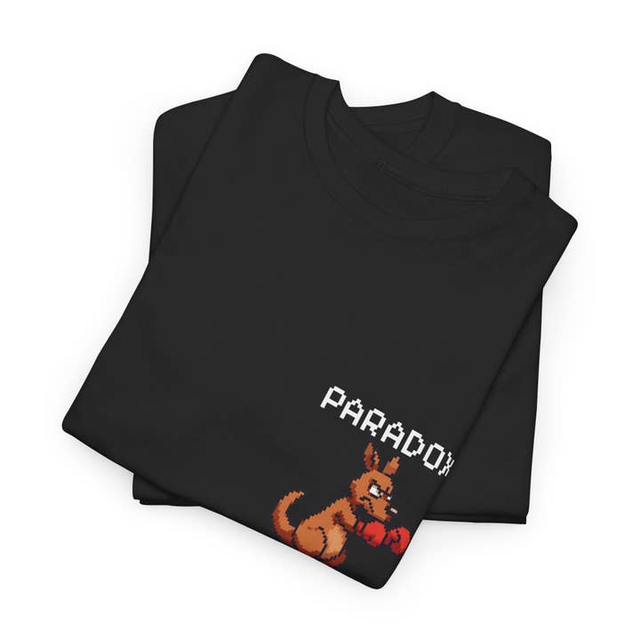 Kangaroo boxing T-Shirt - Retro Pixel Art Design for wholesale by Paradox Designs