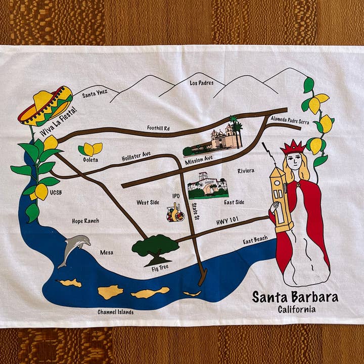 Torchon Santa Barbara pour la vente par Jump That Moon