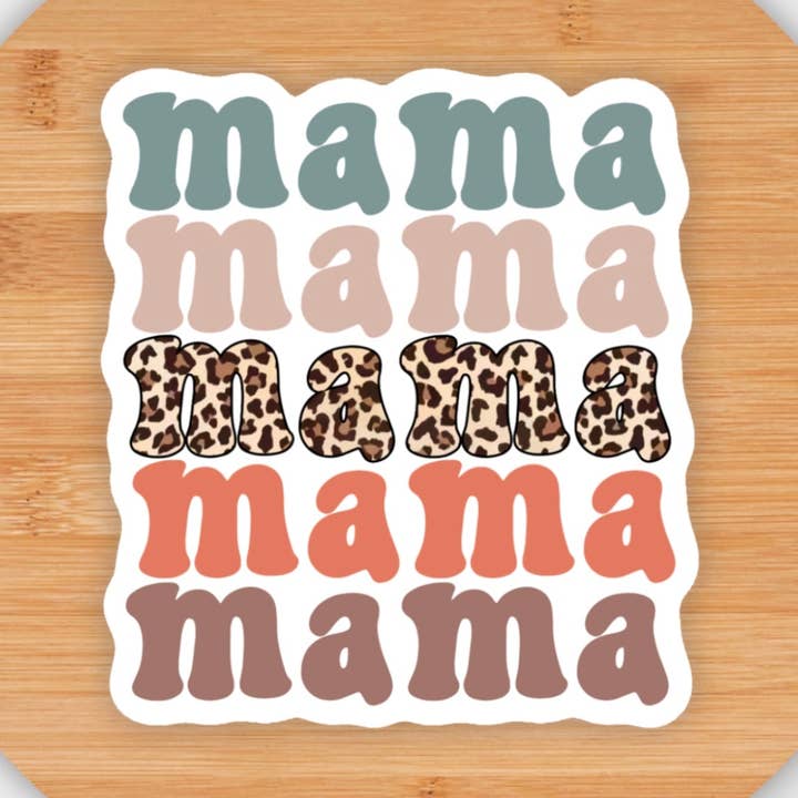 Retro Mama Sticker for wholesale by Made in the North Designs