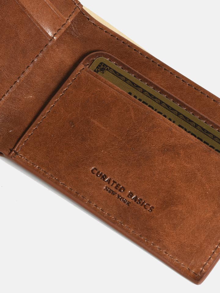 Portefeuille mince classique pliable pour la vente par Curated Basics