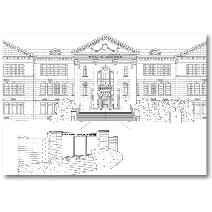 Color Our Town - Wholesale Coloring & Activity Book - Adult - Color Southampton coloring guidebook8