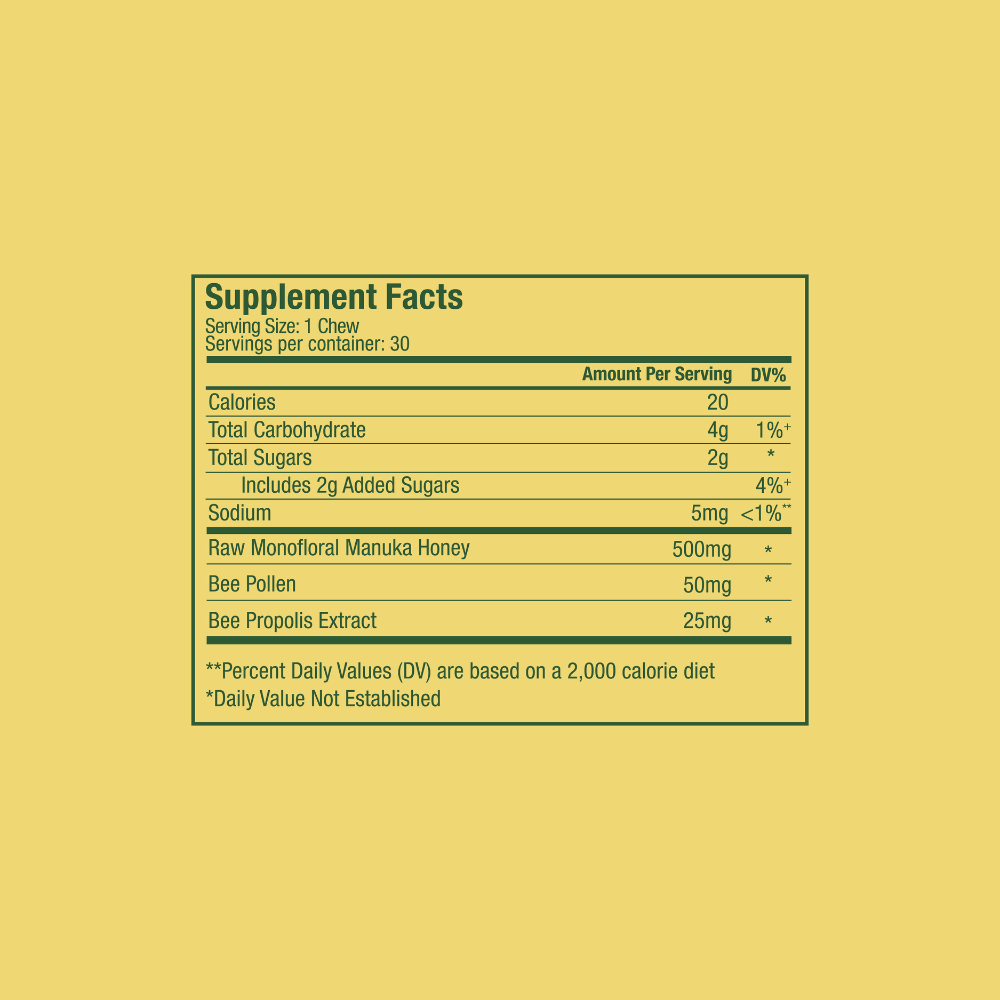 Plant People - Wholesale Oral Supplement/Vitamin - WonderBee Chews6