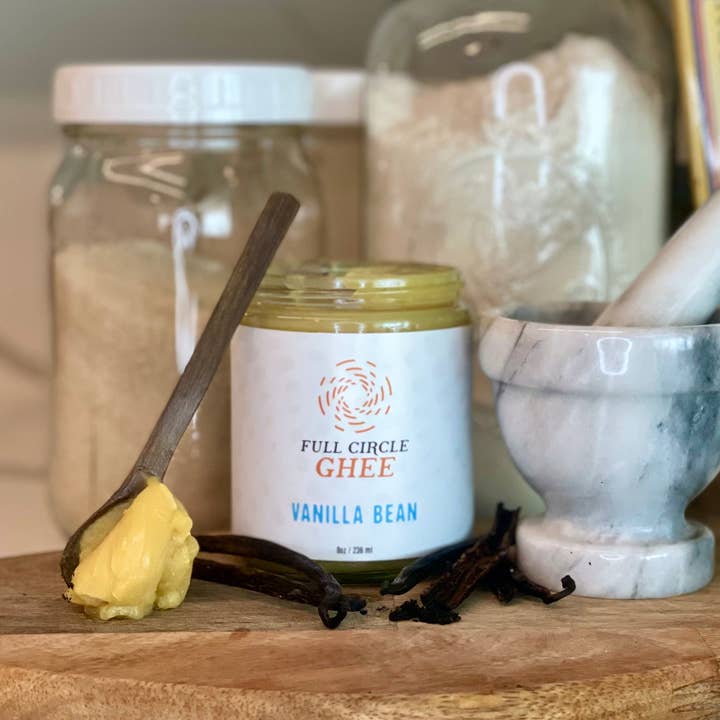 Vanilla Bean Ghee for wholesale by Full Circle Ghee
