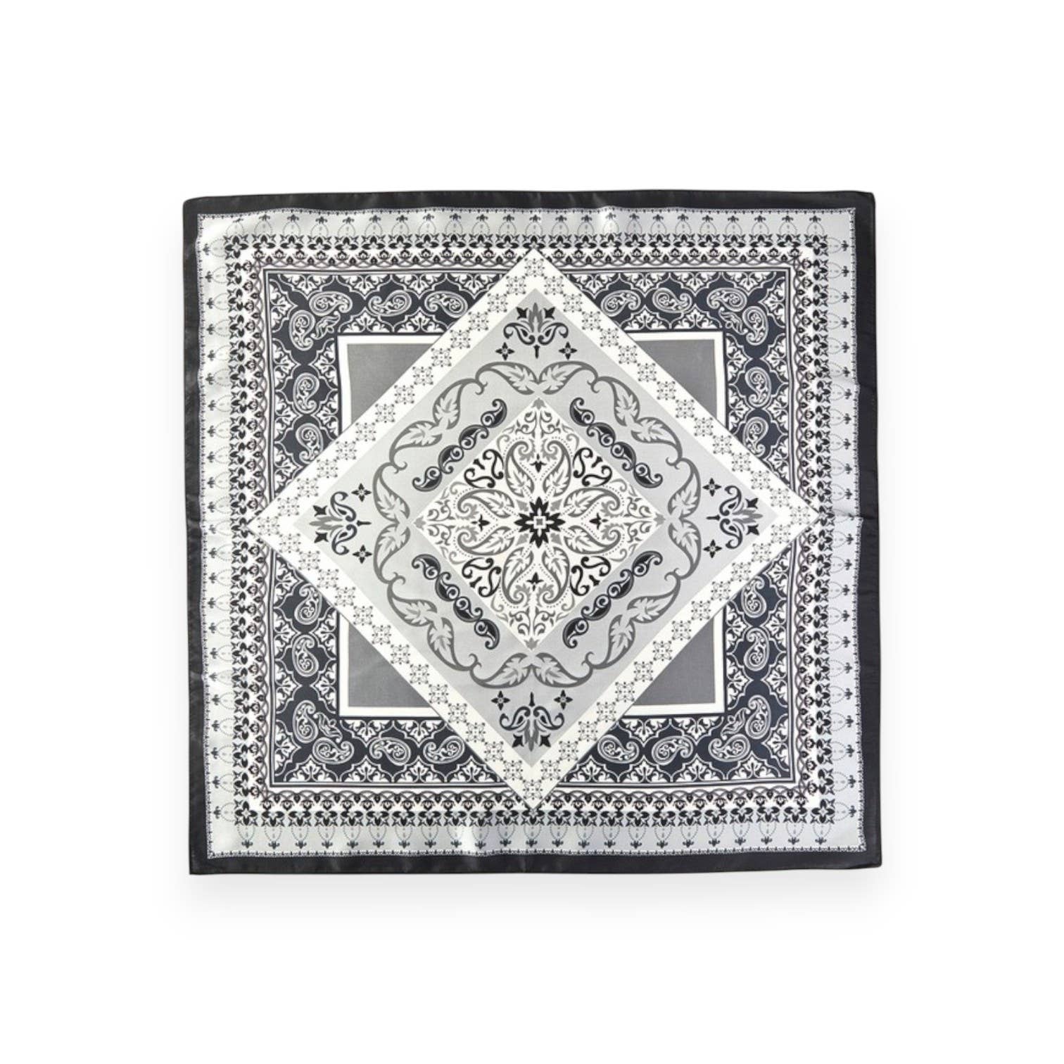 LA Jewelry Plaza – Engroshandel Tørklæde - Dame – Orientalsk arabesk mønstret bandana firkantet tørklæde0