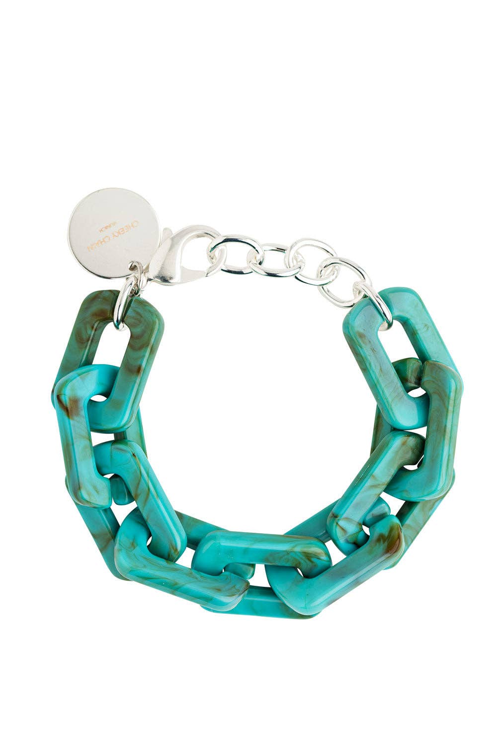 Cheeky Chain - Wholesale Link & Chain Bracelet - KELLY thick acrylic link bracelet2