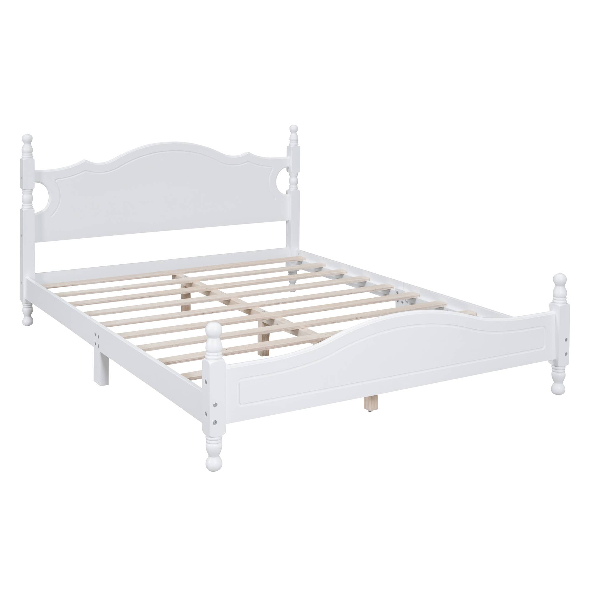 39F Inc. - Wholesale Bed - Queen/Full Size Wood Platform Bed Modern Renaissance style20
