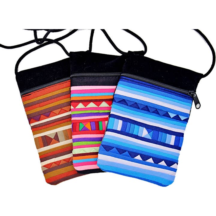 HANDMADE LISU HILL TRIBE neck purse/ lanyard for wholesale by Atlas Goods By Your Needs Company
