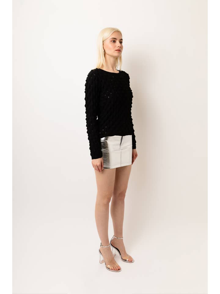Black Spike Jumper for wholesale on Faire