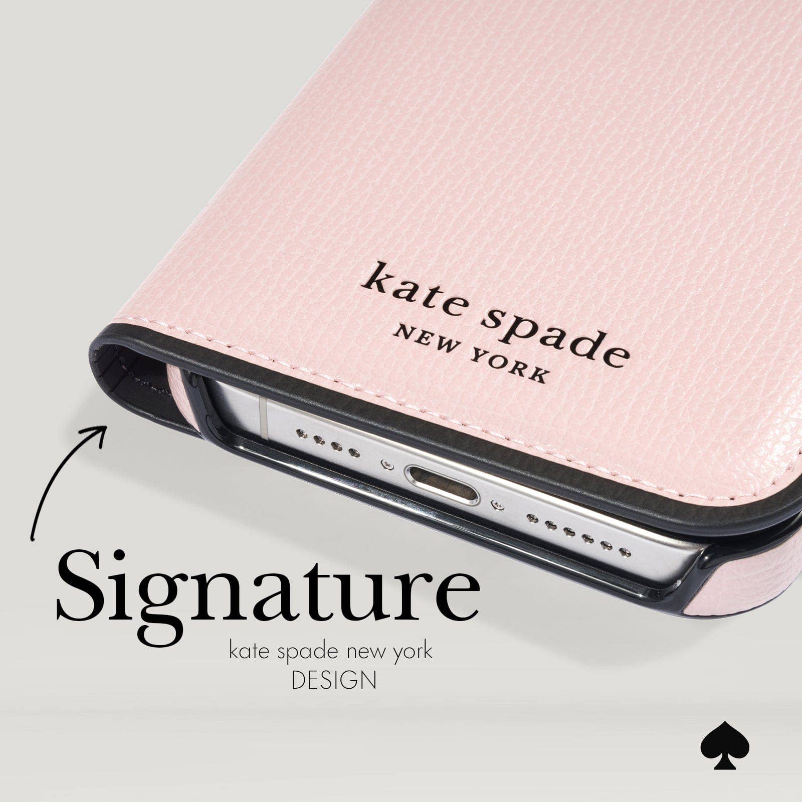 kate spade new york iPhone 15 Pro Max Folio Case Pale Vellum for wholesale on Faire3