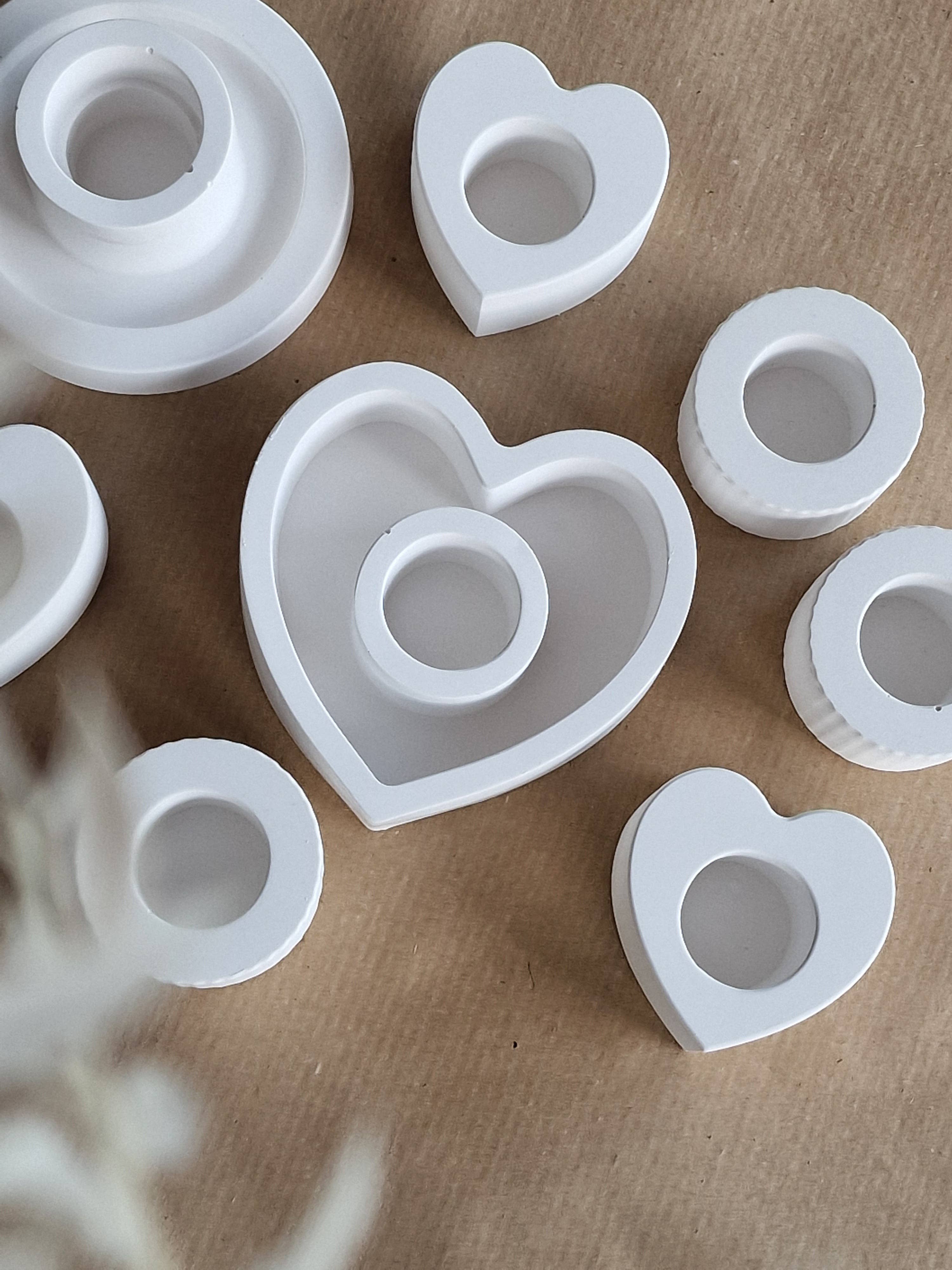 isaMi - Wholesale Candle Holder - Candlestick single | Heart & Round for short & long candles4