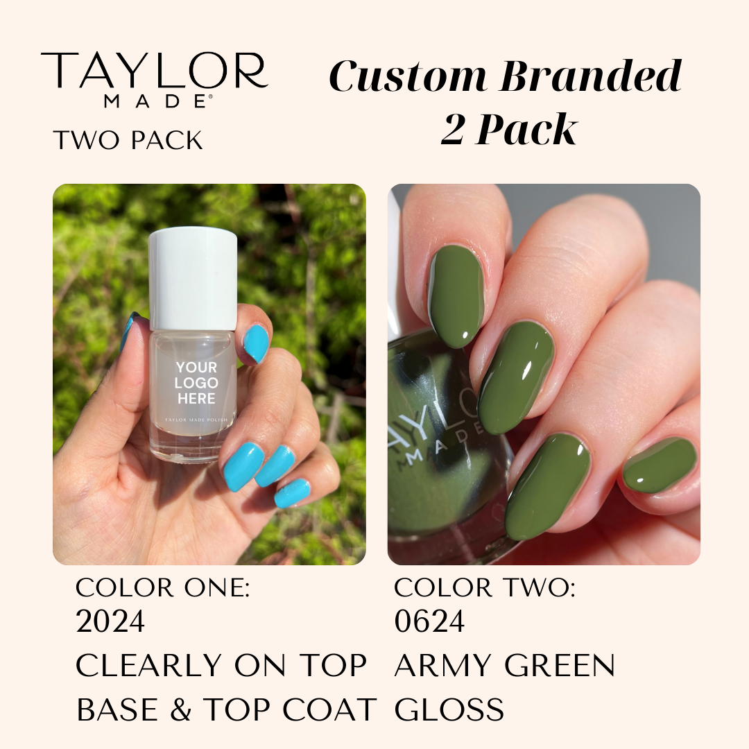 Taylor Made Polish – wholesale Nail polish – Custom Nail Polish: 2 Pack Long-wearing + Vegan + Non-toxic171