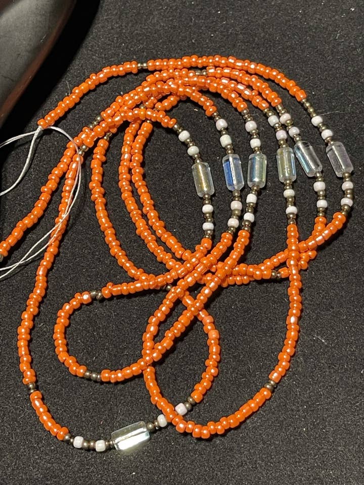 Gravata Clemson Breeze One 2strand em cós feitos à mão por atacado de Letrice Custom Creations LLC