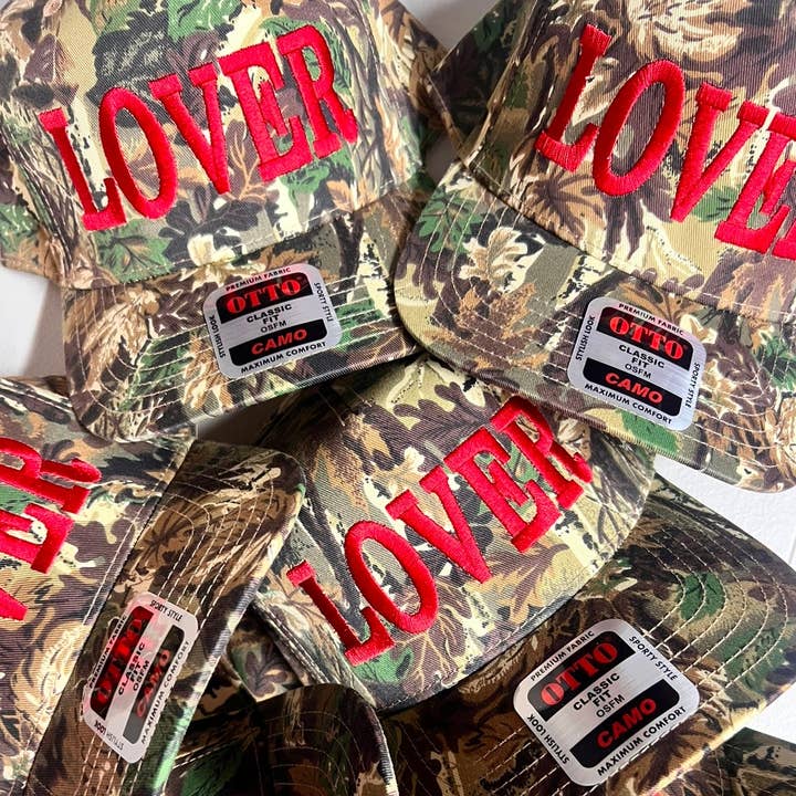 Silly Goose Truckers - Wholesale Trucker Hat - Women's - Lover - Camo/Red0