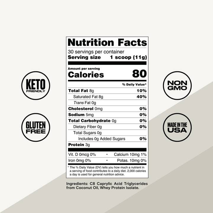 Uppermost - Wholesale Protein/Superfood Powder - C8 MCT OIL POWDER