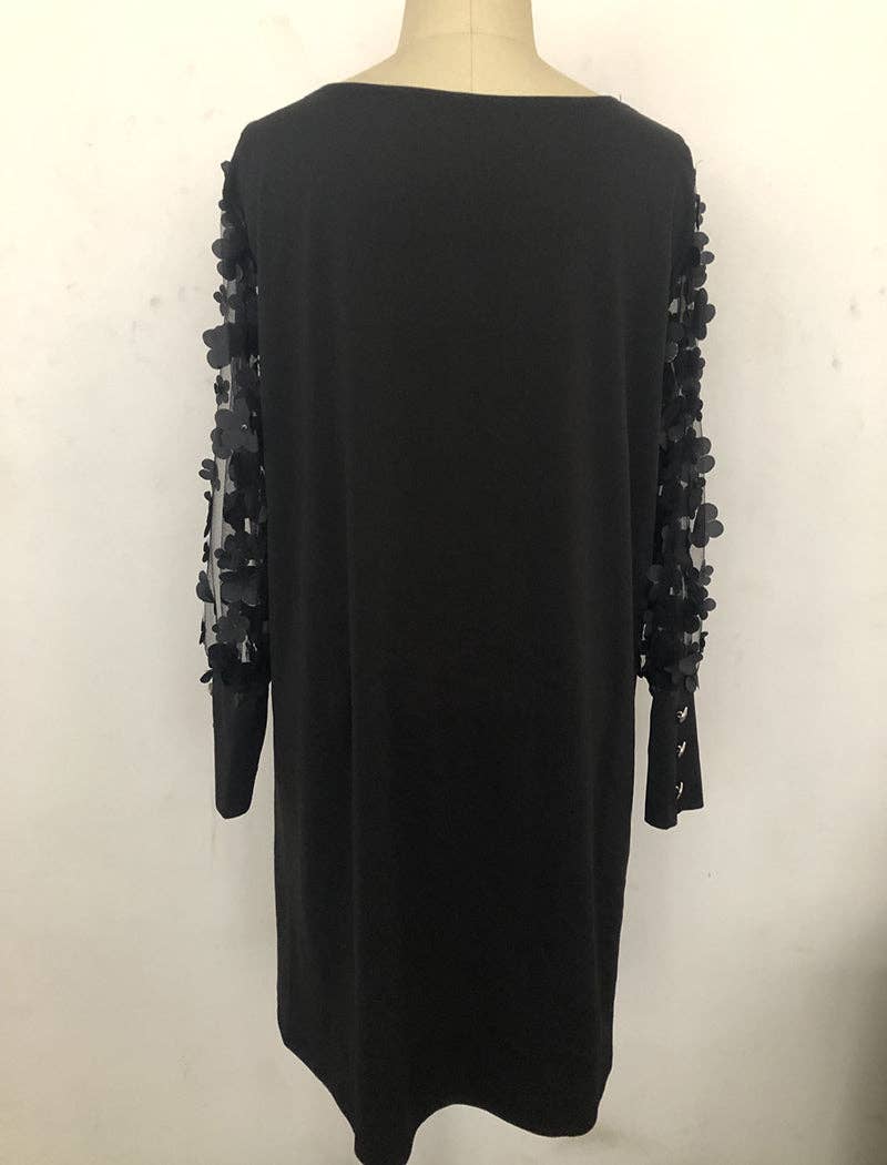 safistyle - Wholesale Dress - Women's - Floral Sleeve A-Line Mini Dress0