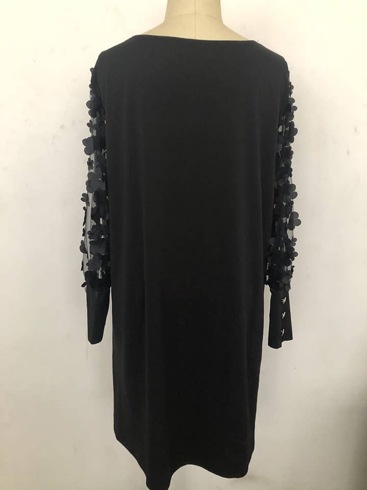 safistyle - Wholesale Dress - Women's - Floral Sleeve A-Line Mini Dress