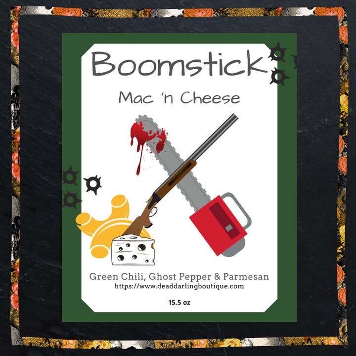 Boomstick Mac N Cheese Mix for wholesale by Dead Darling Boutique