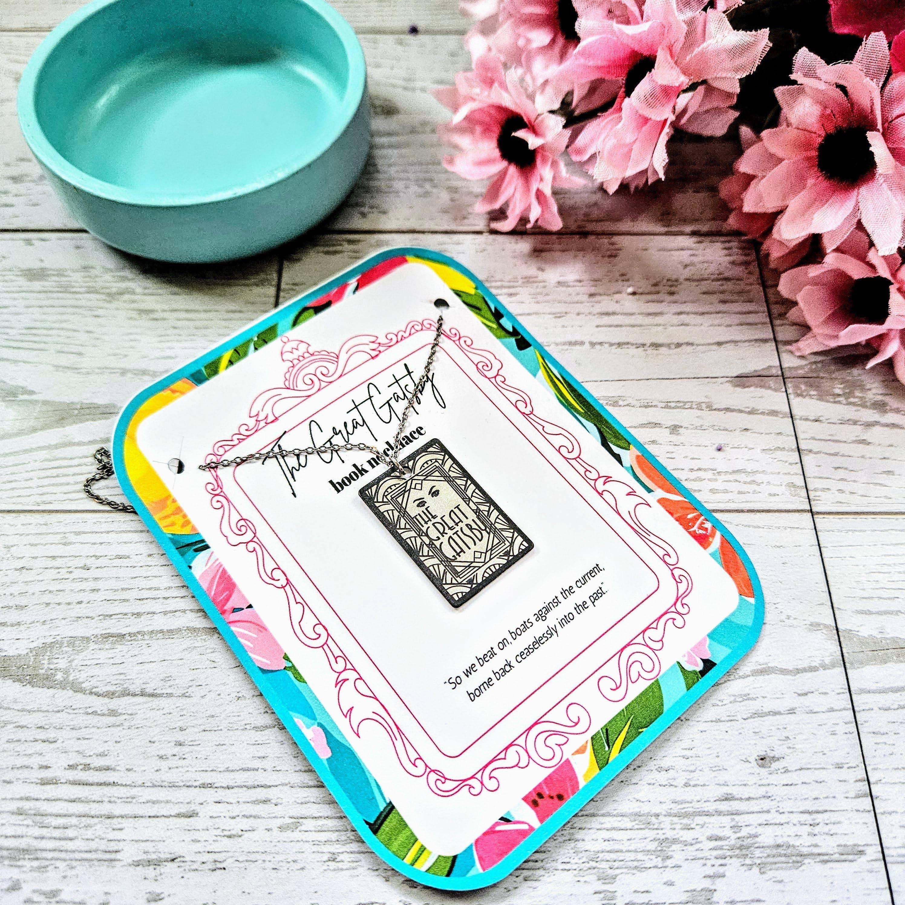 ShesSoCrafty Goods - Wholesale Pendant/Charm Necklace - Great Gatsby Art Deco Stainless Steel Pendant6