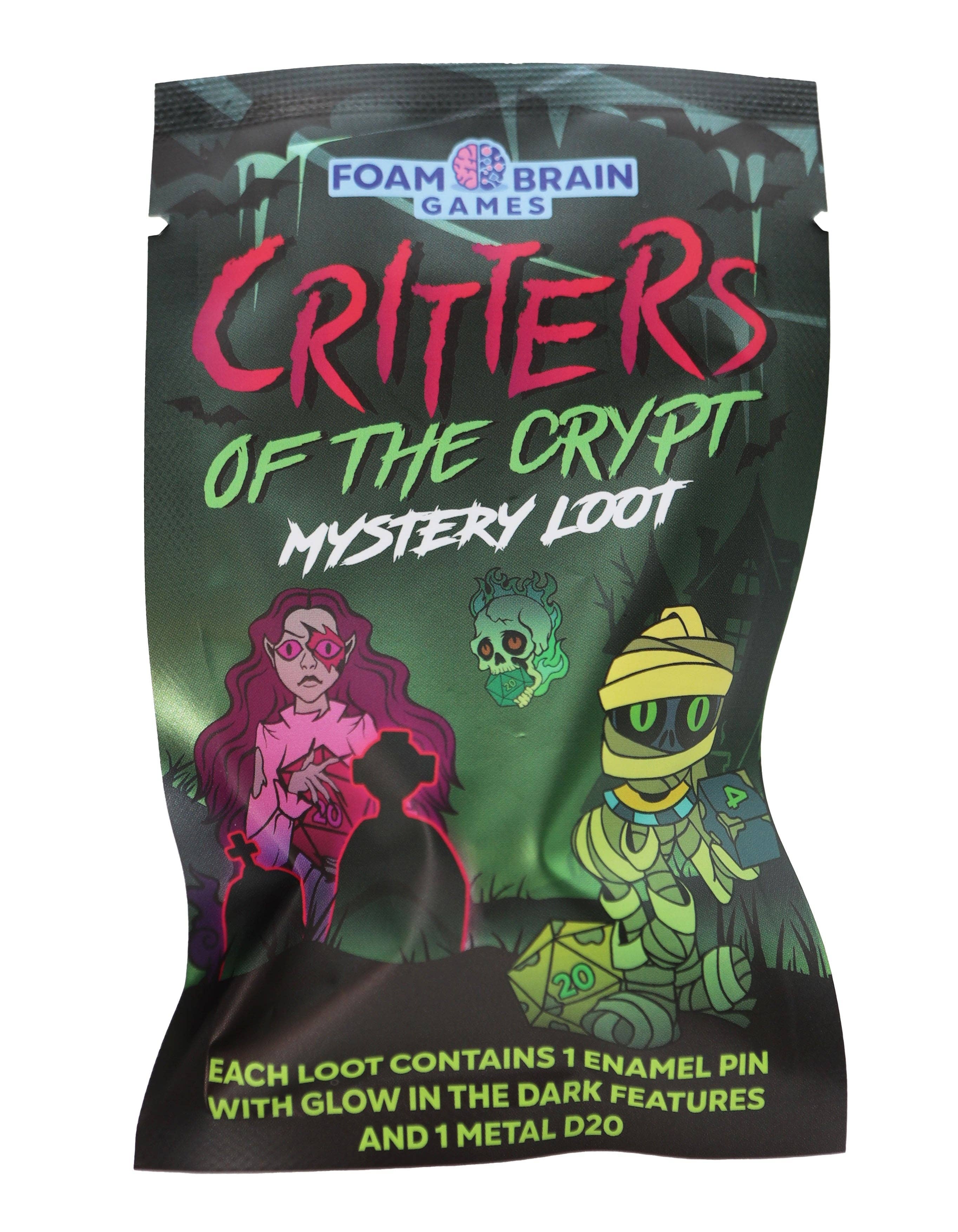 Foam Brain Games - Wholesale Dice - Mystery Loot: Critters of the Crypt
