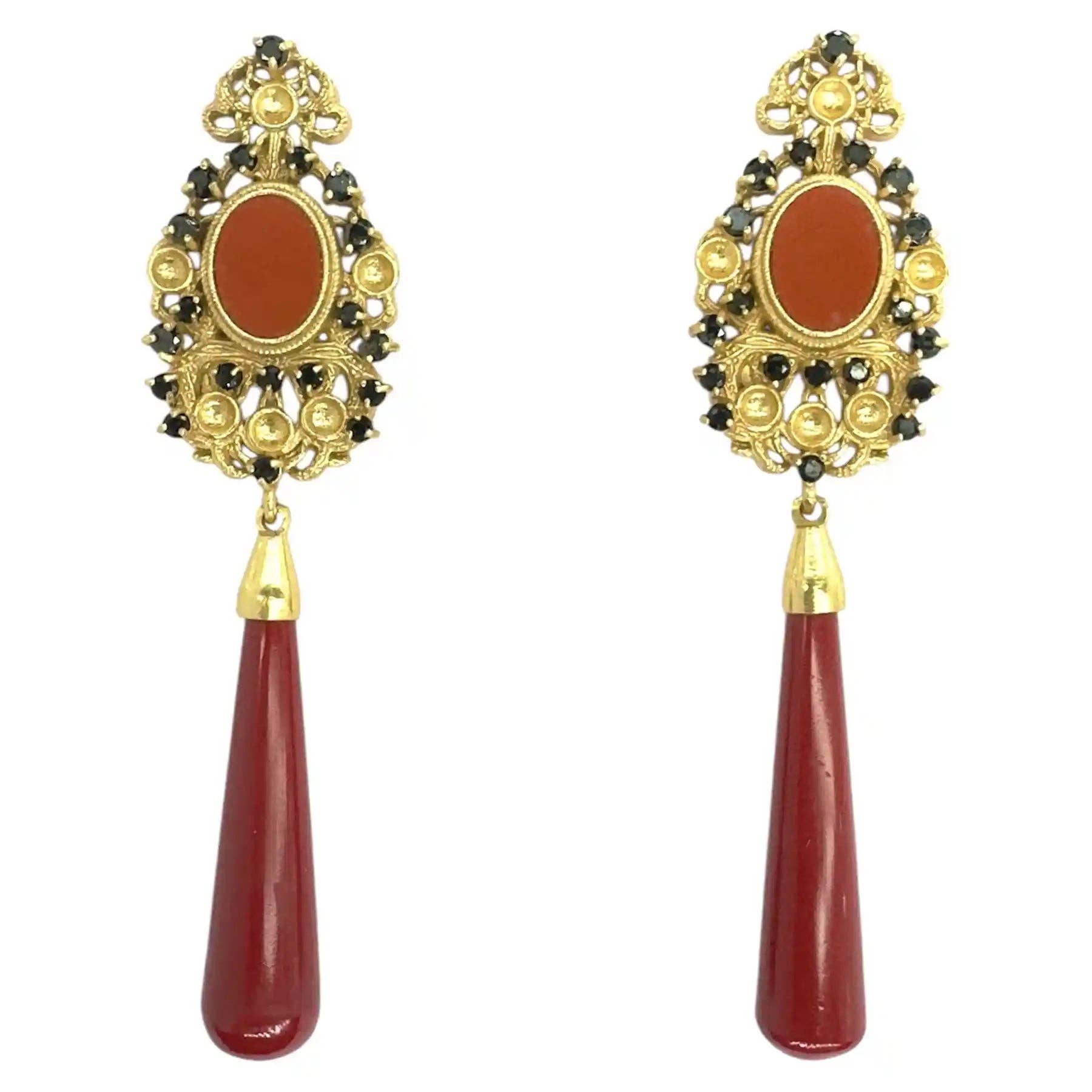 ACUS - Wholesale Dangle Earrings - Magdalena Red Earrings0