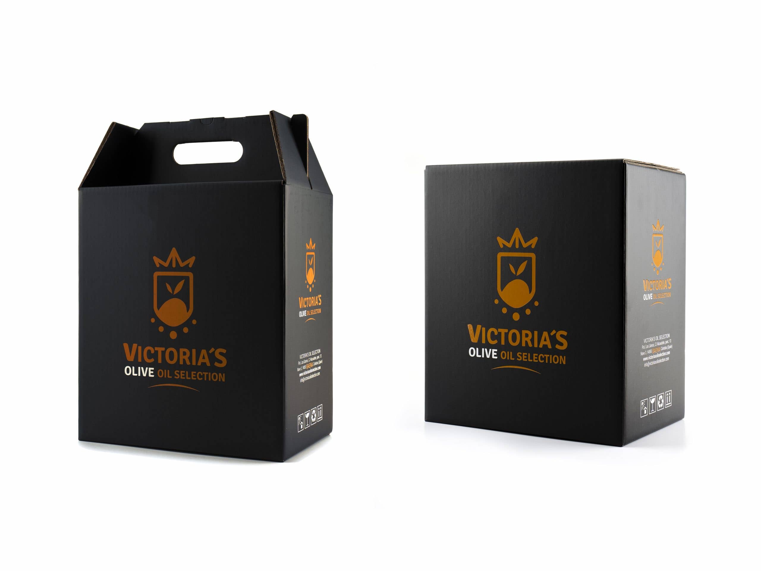 Victoria Oil Selection S.L. - Wholesale Olive Oil - Luxe Box | 6 Cans 1 L Gourmet AOVE2