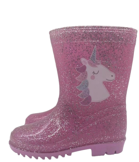 MB SMERWICK SA - Wholesale Rain Boots - Kids - UNICORN RAIN BOOT - PINK - T.30/35 - MBS01735-B0