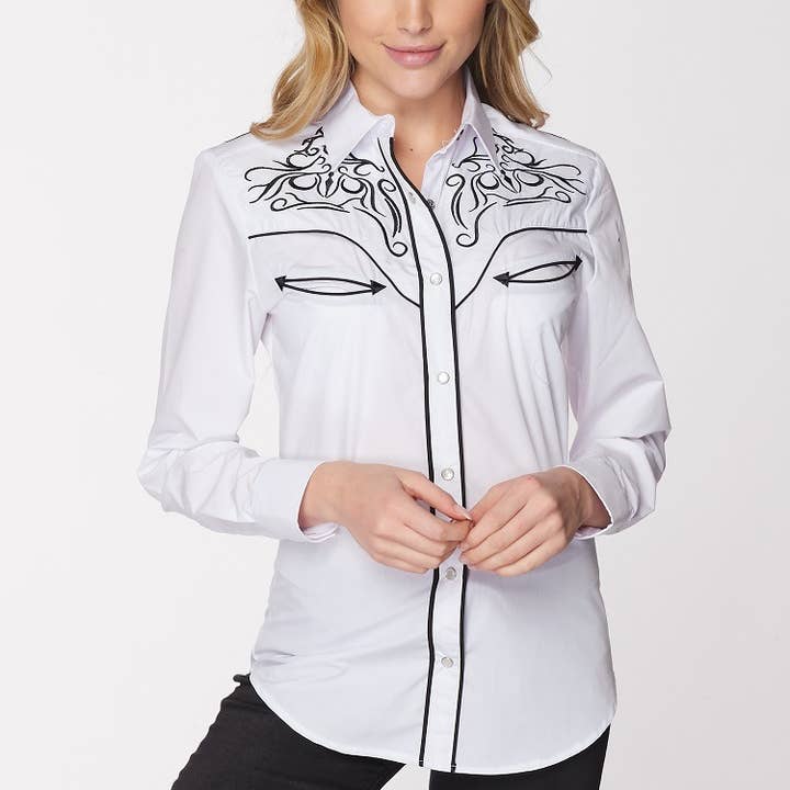 Women's Embroidered Western Inspired Long Sleeves Dress and other Purchase Wholesale ladies western wear. Free Returns & Net 60 Terms on Faire trending on Faire.