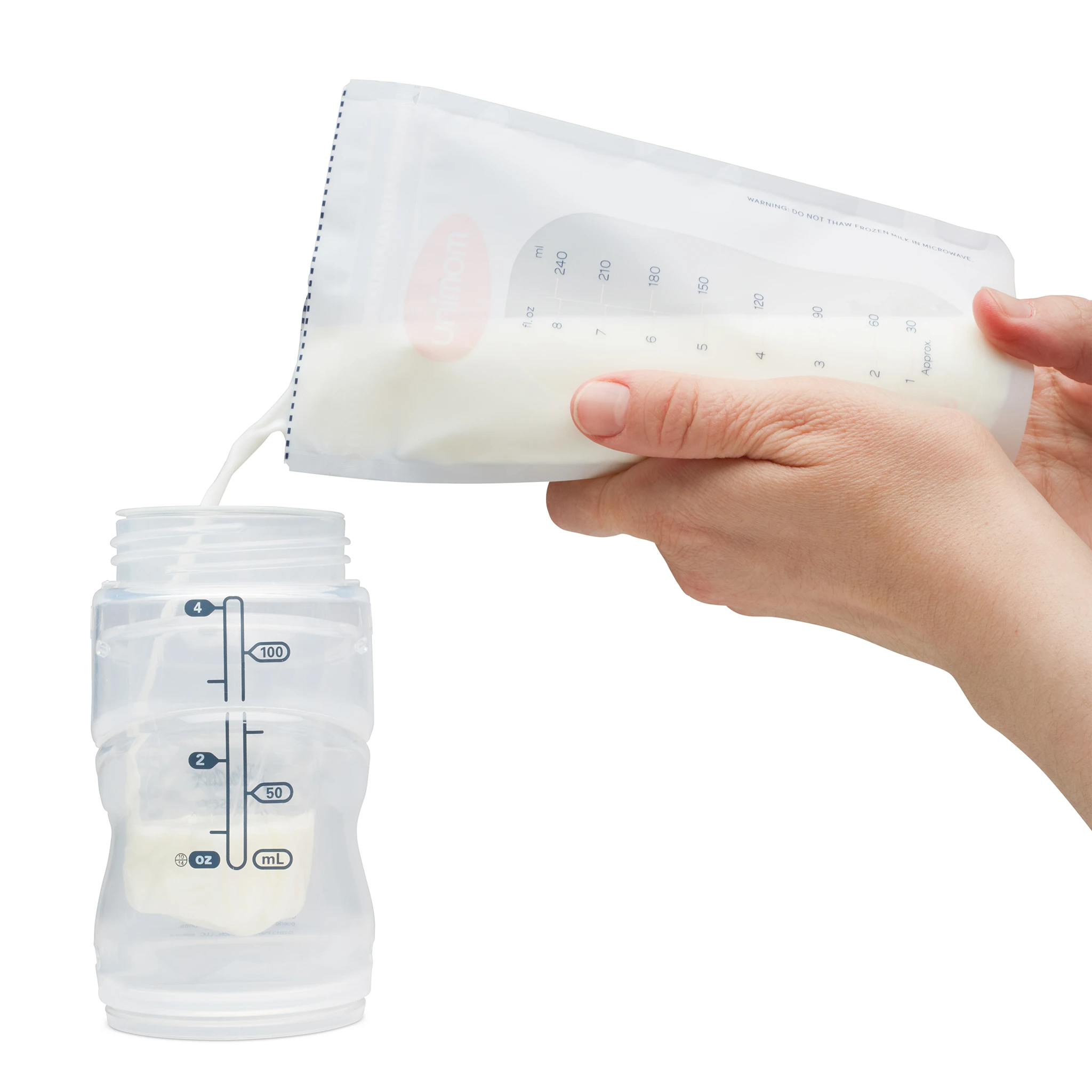 Unimom - Wholesale Milk/Juice Bottle - 50 Matte Design Breast Milk Storage Bags7