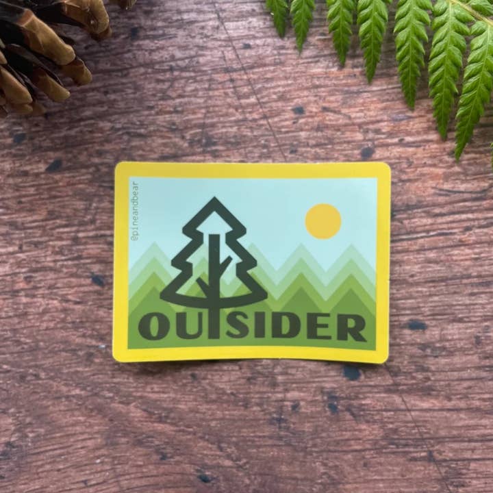 Pineandbear – wholesale Phone & laptop stickers – Vinyl Sticker - Outsider