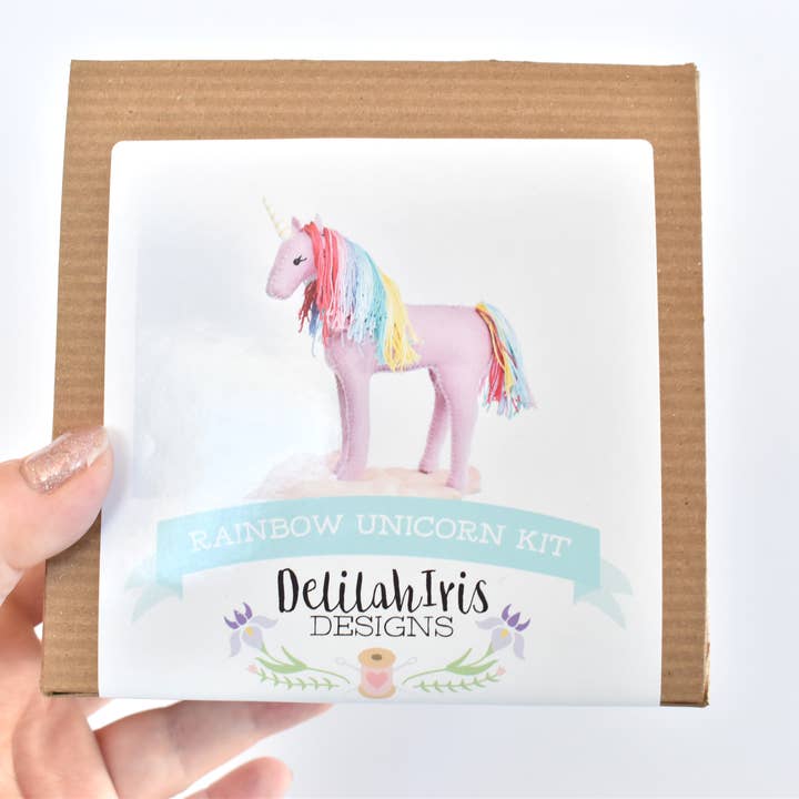 DelilahIris Designs - Wholesale DIY Craft Kit - **STORE DISPLAY MODEL** Rainbow Unicorn Kit & Display Pack7
